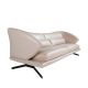 Canapele - Canapea 2 locuri eleganta cu spatar original Cowhide leather taupe grey