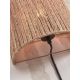 Aplice, corpuri de iluminat pentru pereti - Aplica de perete eco din iuta Iguazu half 22cm nat