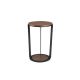 Masute Living - Masuta laterala moderna design LUX Wood and Black, 38cm