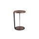 Masute Living - Masuta laterala moderna design LUX Wood and Black, 38cm