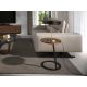 Masute Living - Masuta laterala moderna design LUX Wood and Black, 38cm