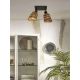 Plafoniere - Plafoniera eco din bambus Java 2-Shade bl/15x17, bl./nat