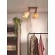 Plafoniere - Plafoniera eco din bambus Java 2-Shade nat/15x17, nat