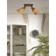 Plafoniere - Plafoniera eco din bambus Java 2-Shade nat/15x17, nat