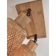 Plafoniere - Plafoniera eco din bambus Java 2-Shade nat/15x17, nat