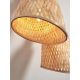 Plafoniere - Plafoniera eco din bambus Java 2-Shade nat/15x17, nat