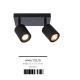 Plafoniere - Plafoniera eco din bambus Java/2xGU10, black