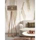 Lampadare - Lampadar eco din bambus Java 4-legs nat/50x22, bl/nat