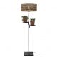 Lampadare - Lampadar eco din bambus cu polita Java black/50x22, bl/nat