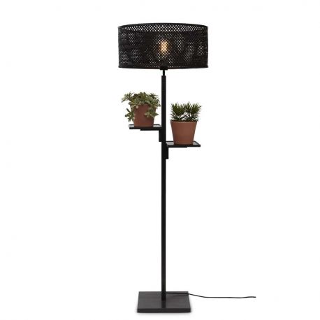 Lampadare - Lampadar eco din bambus cu polita Java bl/50x22, bl