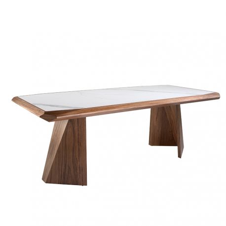Mese dining - Masa dining design LUX Walnut 220x110cm