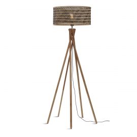 Lampadare - Lampadar eco din bambus Java 5-legs nat/50x22, bl/nat