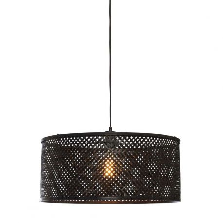 Pendule, Lustre suspendate - Lustra/Pendul eco din bambus Java 50x22, black
