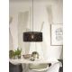 Pendule, Lustre suspendate - Lustra/Pendul eco din bambus Java 50x22, black