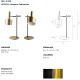 Veioze - Lampa de masa eleganta design minimalist Golden