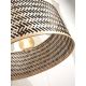 Pendule, Lustre suspendate - Lustra/Pendul eco din bambus Java 50x22, bl./nat