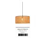Pendule, Lustre suspendate - Lustra/Pendul eco din bambus Java 50x22, nat