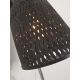 Aplice, corpuri de iluminat pentru pereti - Aplica de perete eco din bambus Java bl/15x17, black