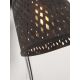 Aplice, corpuri de iluminat pentru pereti - Aplica de perete eco din bambus Java bl/15x17, black
