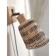 Aplice, corpuri de iluminat pentru pereti - Aplica de perete eco din bambus Java nat/15x17, bl./nat