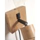 Aplice, corpuri de iluminat pentru pereti - Aplica de perete eco din bambus Java nat/15x17, bl./nat