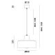 Pendule, Lustre suspendate - Lustra Officina 40cm