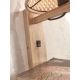 Aplice, corpuri de iluminat pentru pereti - Aplica de perete eco din bambus cu polita Java shelf nat/18x15, nat
