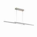 Lustra LED inteligenta, design modern Fraioli-z nichel mat