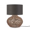 Veioza eco din ratan Kalahari S/3220, d.grey