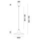 Pendule, Lustre suspendate - Lustra Officina 30cm