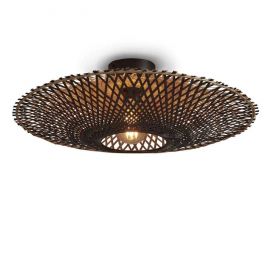 Plafoniere - Plafoniera eco din bambus Kalimantan 60cm nat/bl
