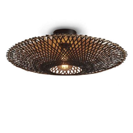 Plafoniere - Plafoniera eco din bambus Kalimantan 60cm nat/bl