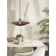 Pendule, Lustre suspendate - Lustra/Pendul eco din bambus Kalimantan 44cm nat/bl
