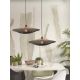 Pendule, Lustre suspendate - Lustra/Pendul eco din bambus Kalimantan 60cm nat/bl