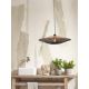 Pendule, Lustre suspendate - Lustra/Pendul eco din bambus Kalimantan 60cm nat/bl