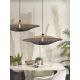 Pendule, Lustre suspendate - Lustra/Pendul eco din bambus Kalimantan 87cm nat/bl