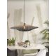 Pendule, Lustre suspendate - Lustra/Pendul eco din bambus Kalimantan 87cm nat/bl