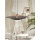 Pendule, Lustre suspendate - Lustra/Pendul eco din bambus Kalimantan 87cm nat/bl