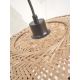 Pendule, Lustre suspendate - Lustra/Pendul eco din bambus Kalimantan 87cm nat/bl