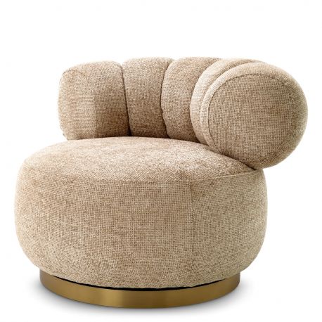 Fotolii - Fotoliu pivotant design elegant LUX Phedra, Lyssa sand