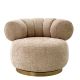 Fotolii - Fotoliu pivotant design elegant LUX Phedra, Lyssa sand
