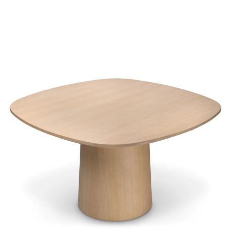 Mese dining - Masa design LUX Motto furnir stejar, 130x130cm