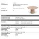 Mese dining - Masa design LUX Motto furnir stejar, 130x130cm