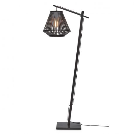 Lampadare - Lampadar eco din bambus Merapi S bl/diamond, bl