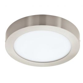 Iluminat inteligent - Plafoniera LED inteligenta, pentru baie design modern IP44 Fueva-z nichel mat 21cm