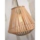 Lampadare - Lampadar eco din bambus Merapi S white/diamond 30, nat