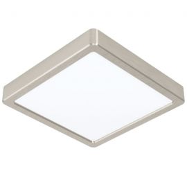 Iluminat inteligent - Plafoniera LED inteligenta, pentru baie design modern IP44 Fueva-z nichel mat 21x21cm