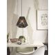 Pendule, Lustre suspendate - Lustra/Pendul eco din bambus Merapi diamond, black