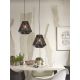 Pendule, Lustre suspendate - Lustra/Pendul eco din bambus Merapi diamond, black
