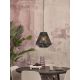 Pendule, Lustre suspendate - Lustra/Pendul eco din bambus Merapi diamond, black